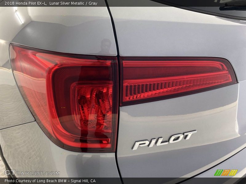 Lunar Silver Metallic / Gray 2018 Honda Pilot EX-L