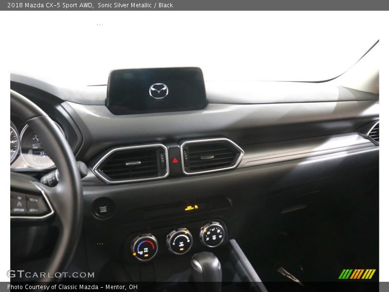 Sonic Silver Metallic / Black 2018 Mazda CX-5 Sport AWD