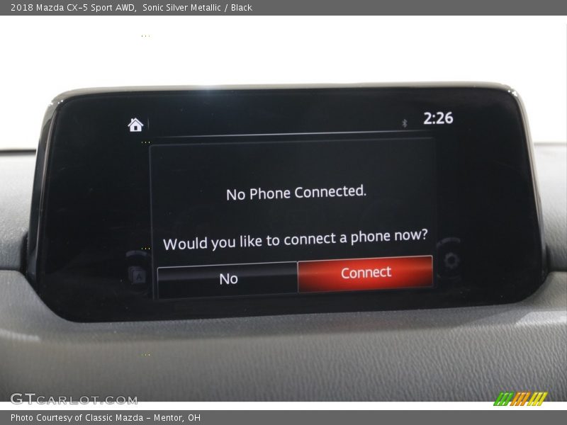 Sonic Silver Metallic / Black 2018 Mazda CX-5 Sport AWD