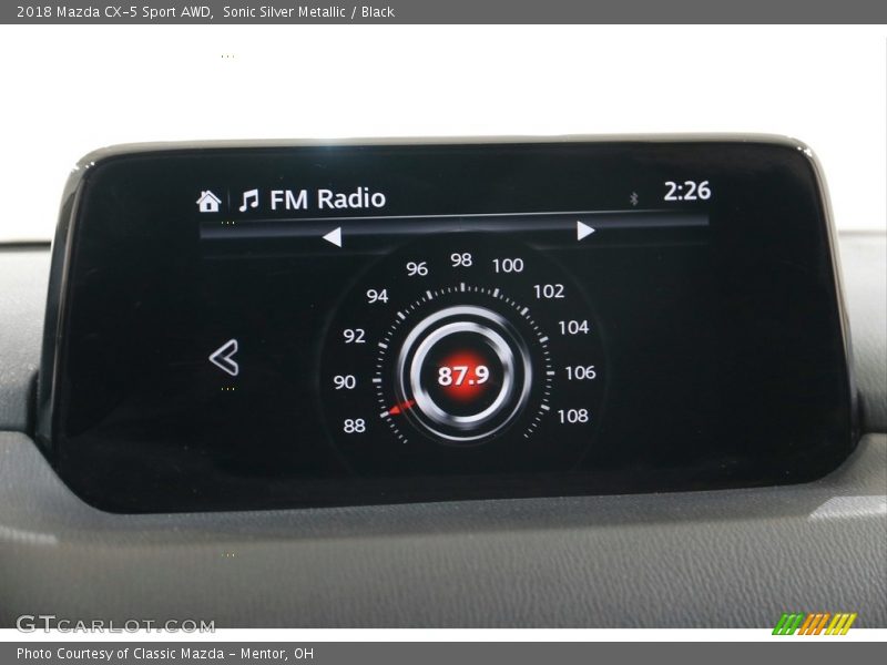 Sonic Silver Metallic / Black 2018 Mazda CX-5 Sport AWD