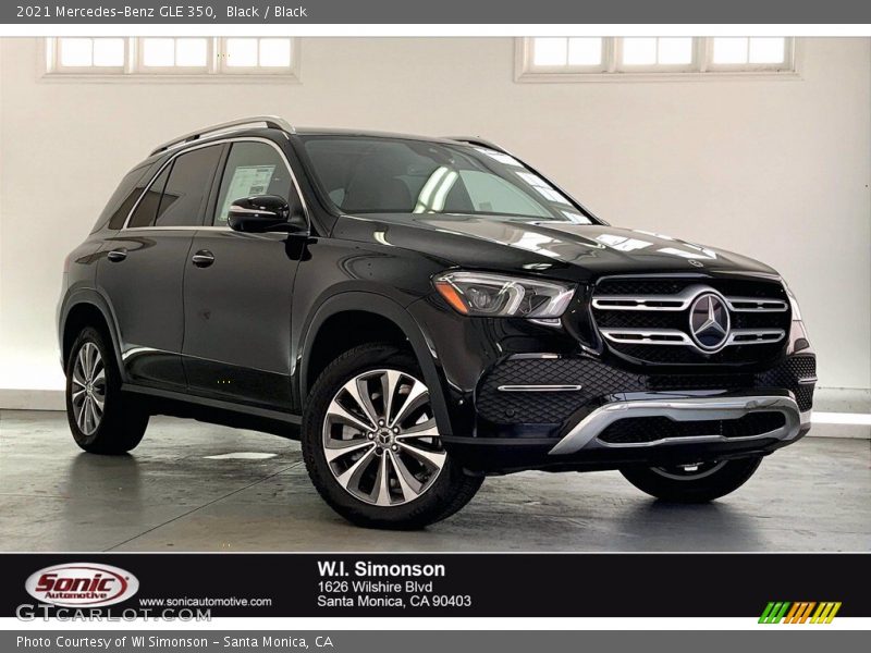 Black / Black 2021 Mercedes-Benz GLE 350