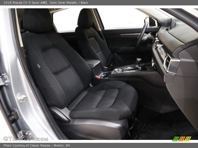 Sonic Silver Metallic / Black 2018 Mazda CX-5 Sport AWD
