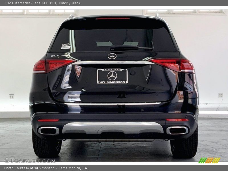 Black / Black 2021 Mercedes-Benz GLE 350