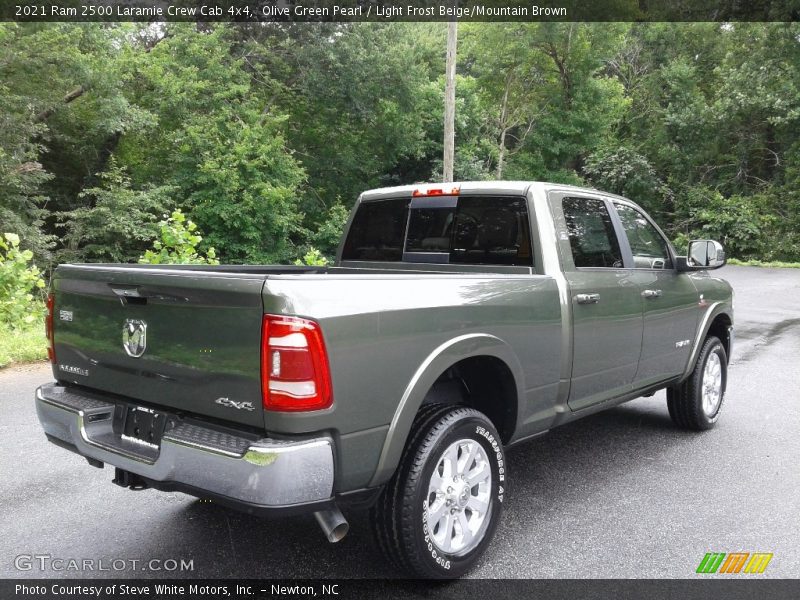 Olive Green Pearl / Light Frost Beige/Mountain Brown 2021 Ram 2500 Laramie Crew Cab 4x4