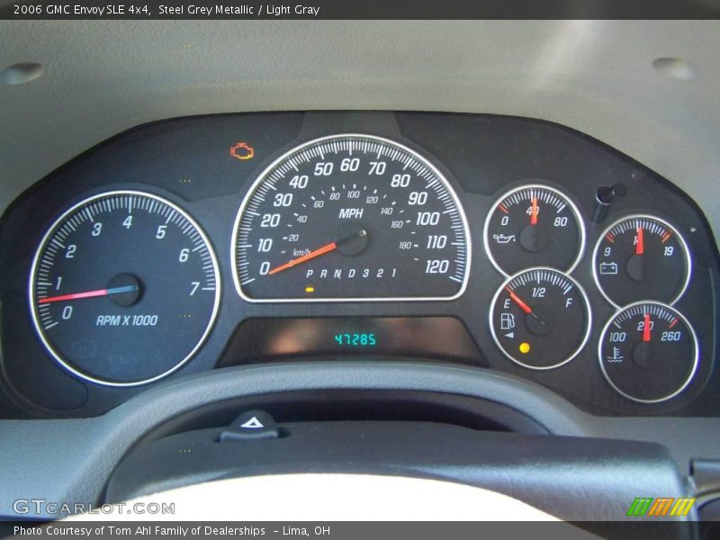 Steel Grey Metallic / Light Gray 2006 GMC Envoy SLE 4x4