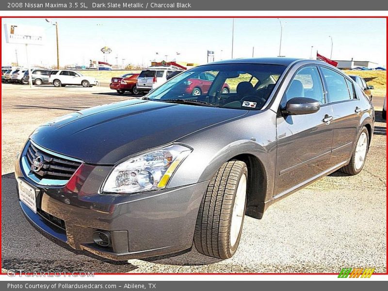 Dark Slate Metallic / Charcoal Black 2008 Nissan Maxima 3.5 SL