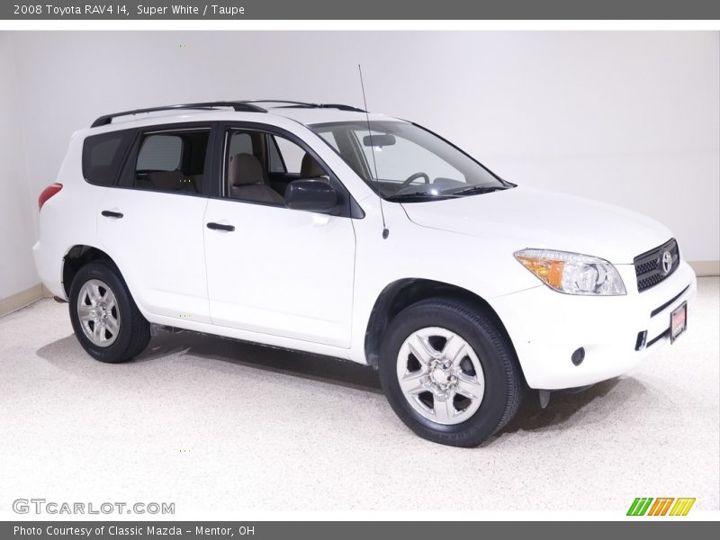 Super White / Taupe 2008 Toyota RAV4 I4