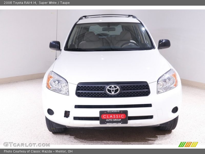 Super White / Taupe 2008 Toyota RAV4 I4