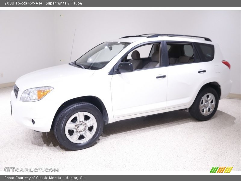 Super White / Taupe 2008 Toyota RAV4 I4