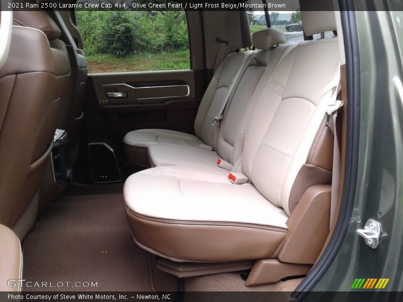 Rear Seat of 2021 2500 Laramie Crew Cab 4x4