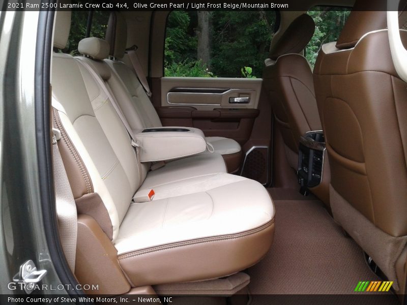 Rear Seat of 2021 2500 Laramie Crew Cab 4x4
