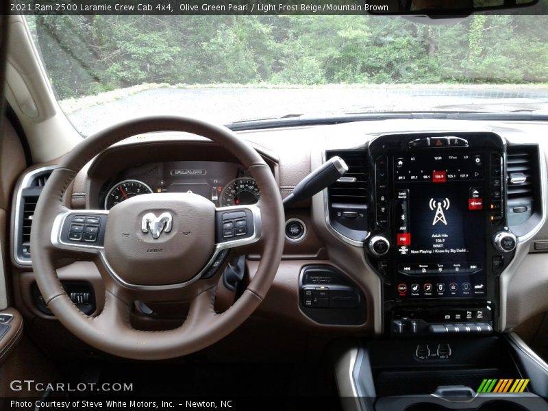 Dashboard of 2021 2500 Laramie Crew Cab 4x4