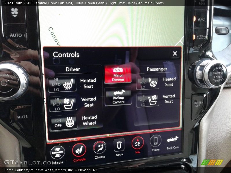 Olive Green Pearl / Light Frost Beige/Mountain Brown 2021 Ram 2500 Laramie Crew Cab 4x4
