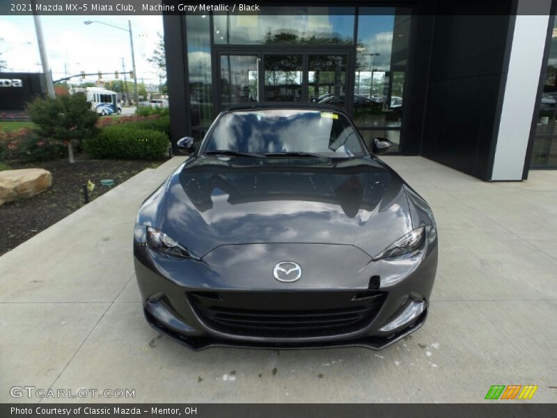 Machine Gray Metallic / Black 2021 Mazda MX-5 Miata Club