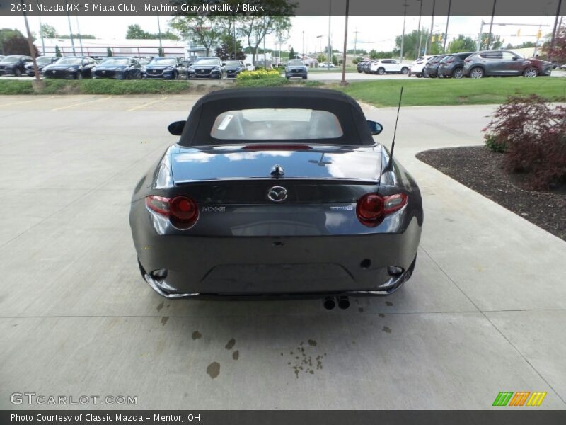 Machine Gray Metallic / Black 2021 Mazda MX-5 Miata Club