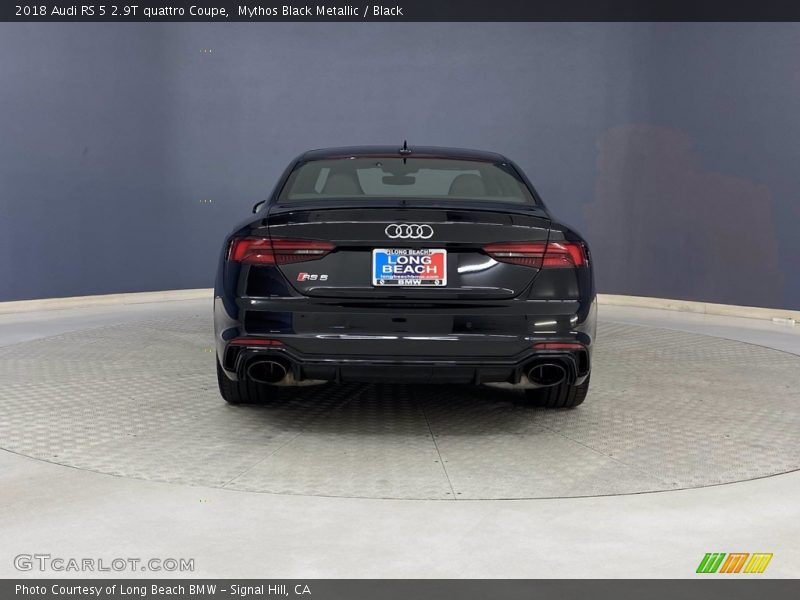 Mythos Black Metallic / Black 2018 Audi RS 5 2.9T quattro Coupe