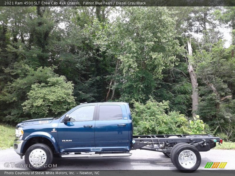 Patriot Blue Pearl / Diesel Gray/Black 2021 Ram 4500 SLT Crew Cab 4x4 Chassis