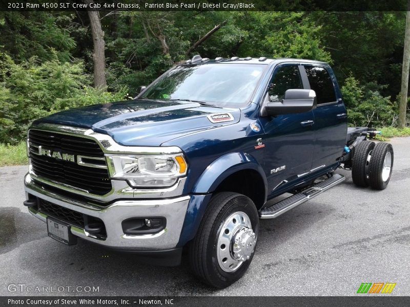 Patriot Blue Pearl / Diesel Gray/Black 2021 Ram 4500 SLT Crew Cab 4x4 Chassis
