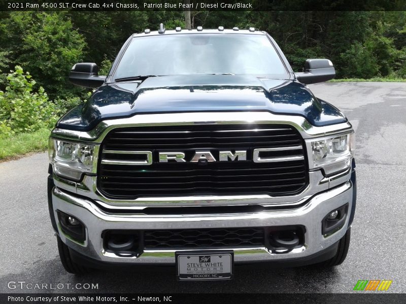 Patriot Blue Pearl / Diesel Gray/Black 2021 Ram 4500 SLT Crew Cab 4x4 Chassis