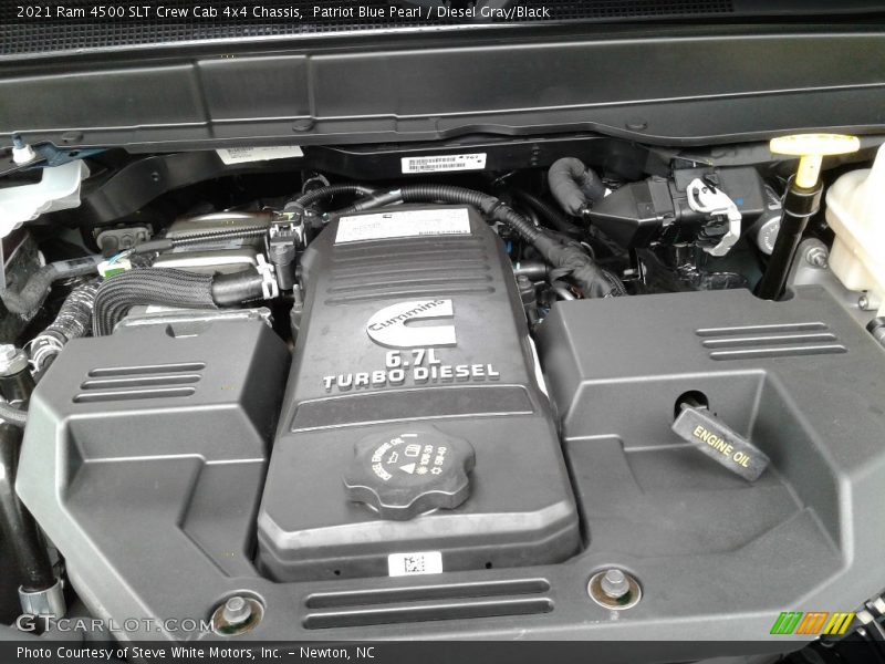 Patriot Blue Pearl / Diesel Gray/Black 2021 Ram 4500 SLT Crew Cab 4x4 Chassis