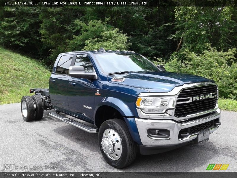 Patriot Blue Pearl / Diesel Gray/Black 2021 Ram 4500 SLT Crew Cab 4x4 Chassis