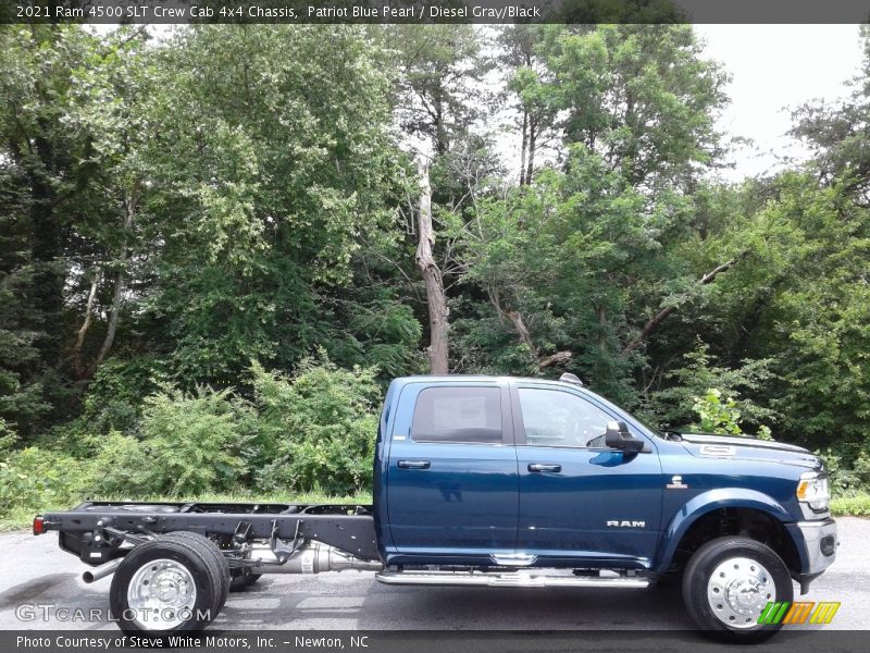 Patriot Blue Pearl / Diesel Gray/Black 2021 Ram 4500 SLT Crew Cab 4x4 Chassis