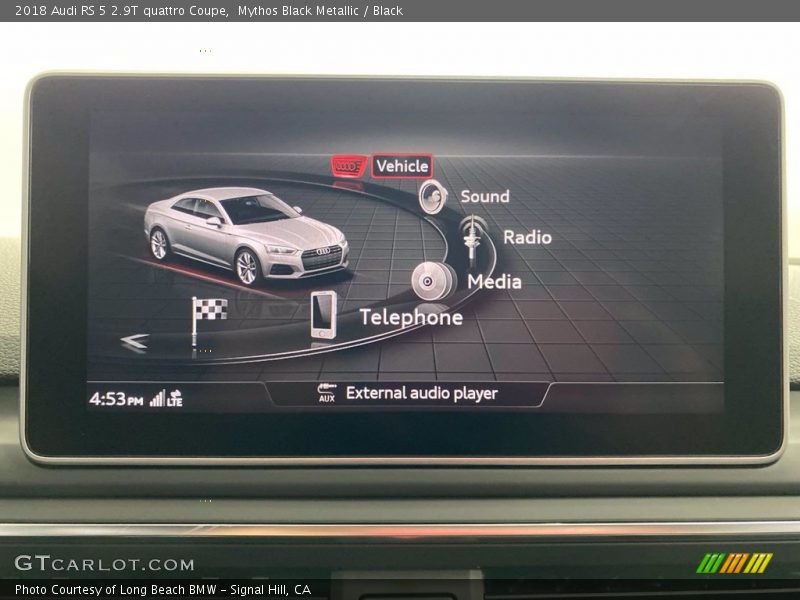 Mythos Black Metallic / Black 2018 Audi RS 5 2.9T quattro Coupe