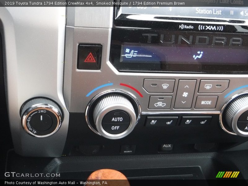 Controls of 2019 Tundra 1794 Edition CrewMax 4x4