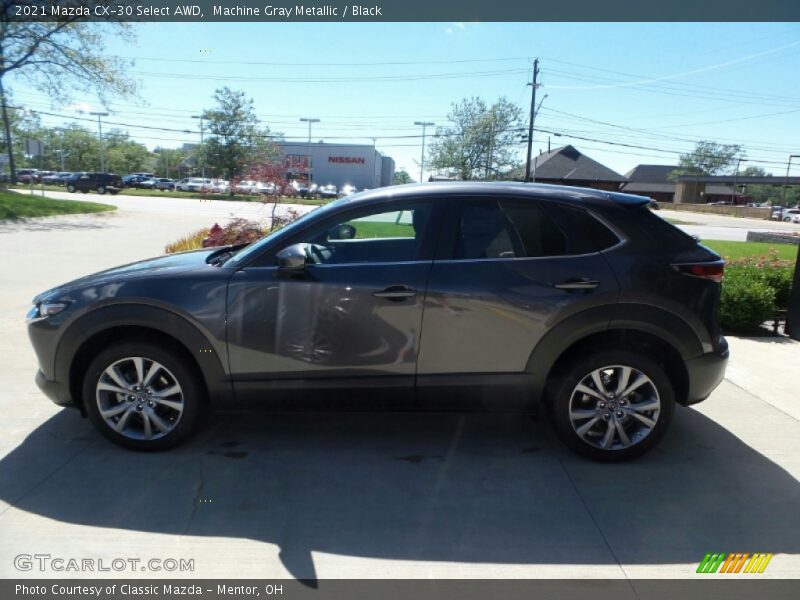 Machine Gray Metallic / Black 2021 Mazda CX-30 Select AWD