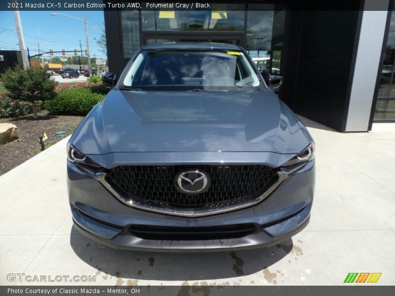 Polymetal Gray / Black 2021 Mazda CX-5 Carbon Edition Turbo AWD