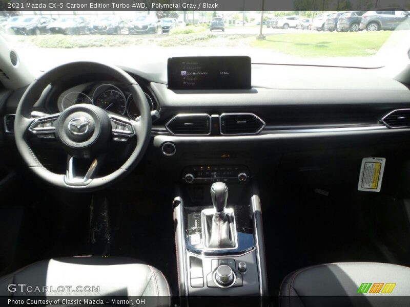Polymetal Gray / Black 2021 Mazda CX-5 Carbon Edition Turbo AWD
