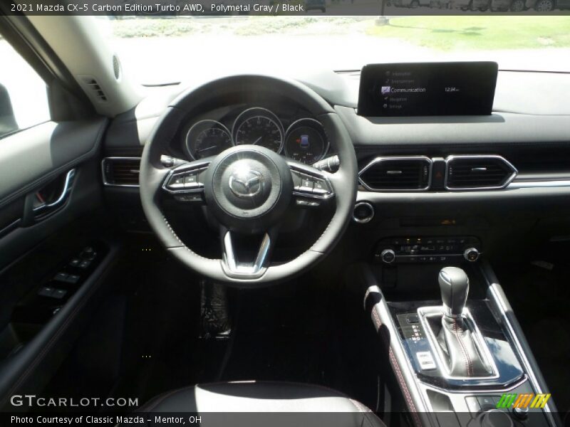 Polymetal Gray / Black 2021 Mazda CX-5 Carbon Edition Turbo AWD