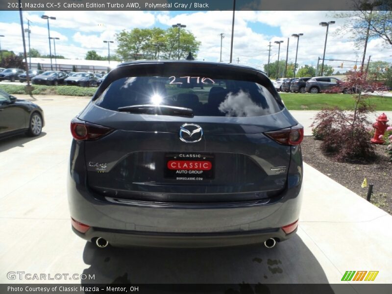Polymetal Gray / Black 2021 Mazda CX-5 Carbon Edition Turbo AWD