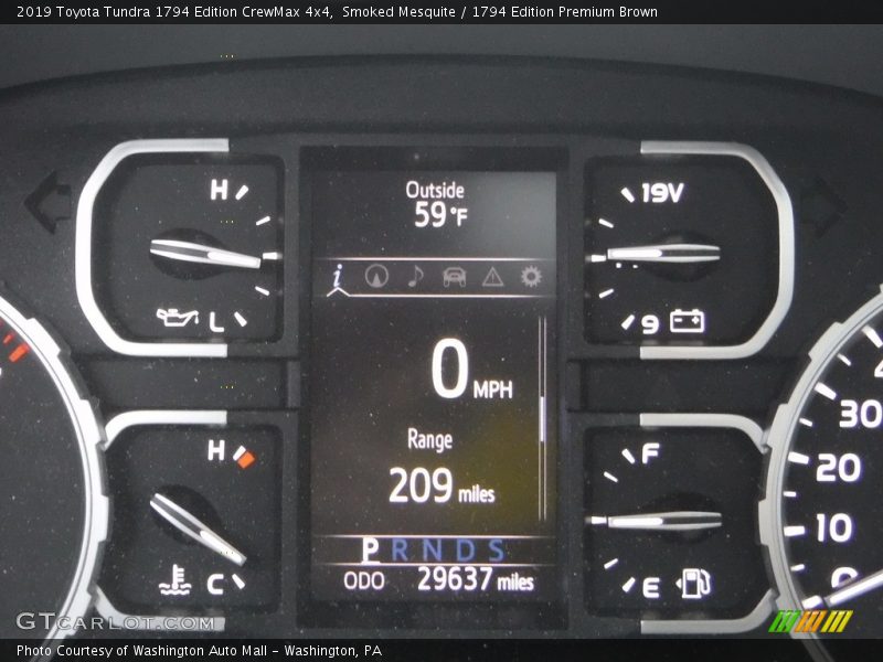  2019 Tundra 1794 Edition CrewMax 4x4 1794 Edition CrewMax 4x4 Gauges