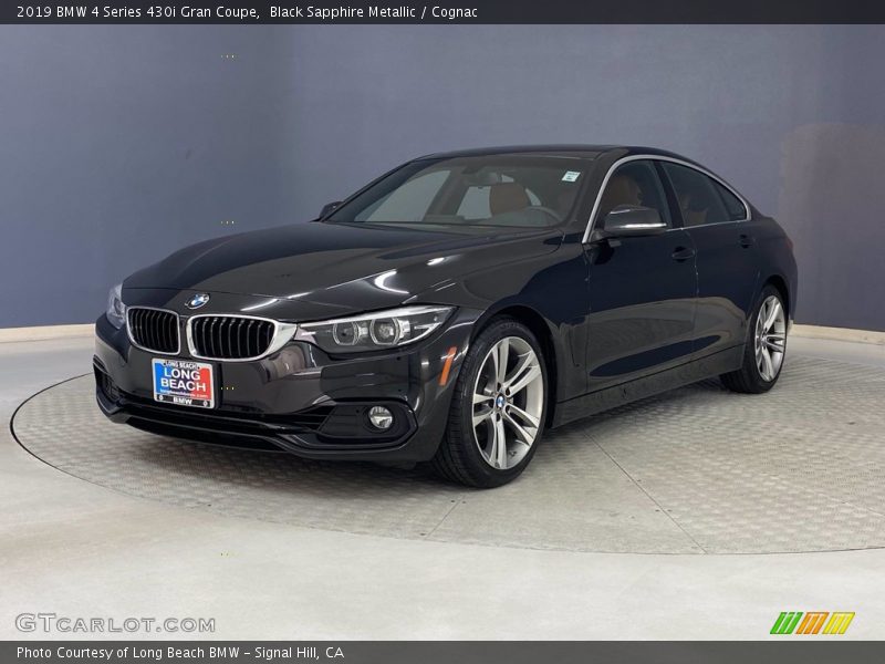 Black Sapphire Metallic / Cognac 2019 BMW 4 Series 430i Gran Coupe