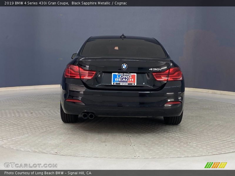 Black Sapphire Metallic / Cognac 2019 BMW 4 Series 430i Gran Coupe