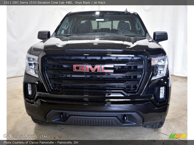 Onyx Black / Jet Black 2021 GMC Sierra 1500 Elevation Crew Cab 4WD