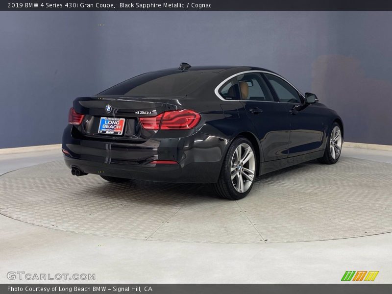 Black Sapphire Metallic / Cognac 2019 BMW 4 Series 430i Gran Coupe