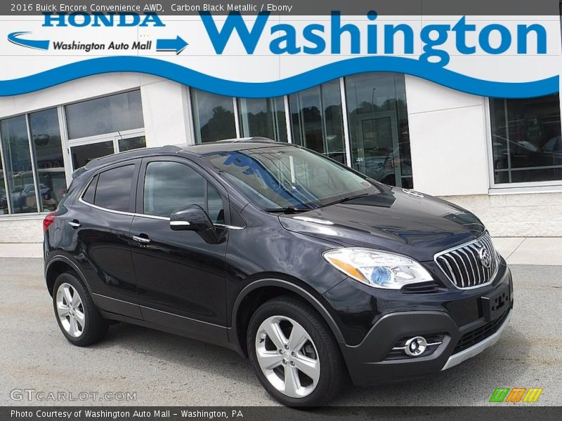 Carbon Black Metallic / Ebony 2016 Buick Encore Convenience AWD