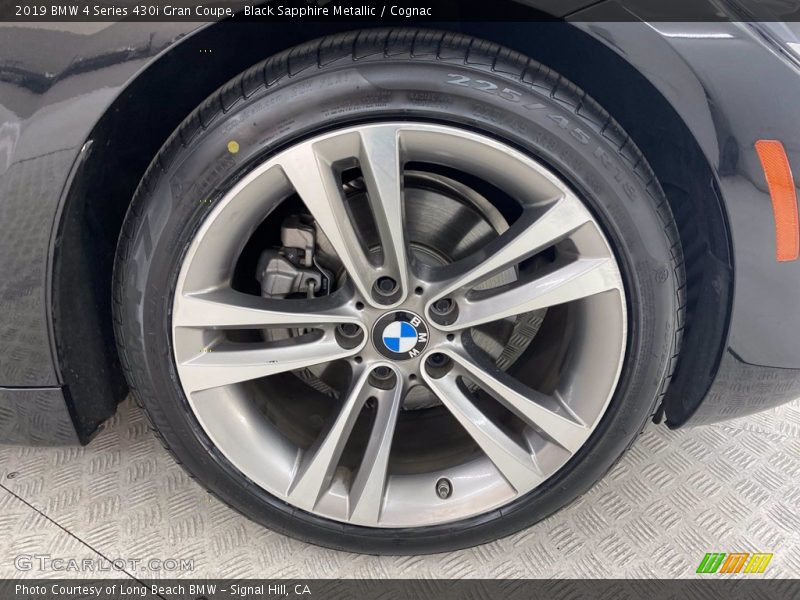 Black Sapphire Metallic / Cognac 2019 BMW 4 Series 430i Gran Coupe