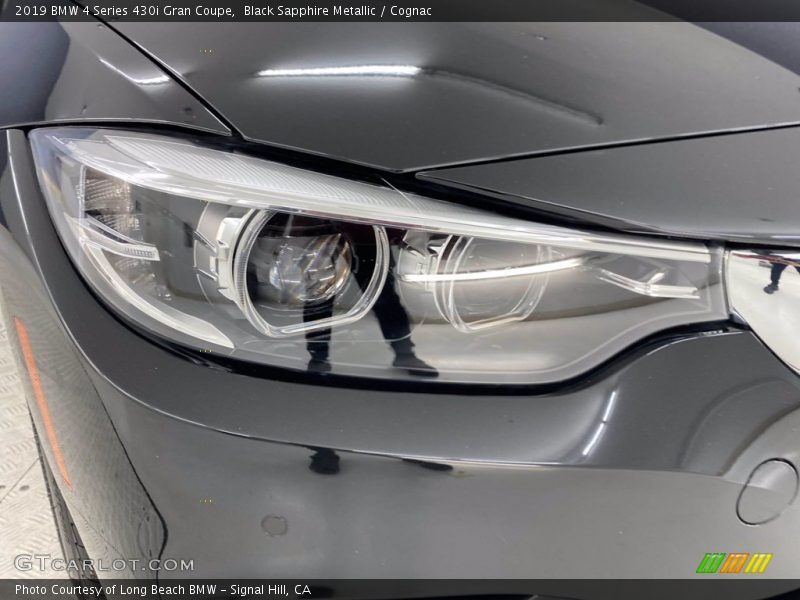 Black Sapphire Metallic / Cognac 2019 BMW 4 Series 430i Gran Coupe