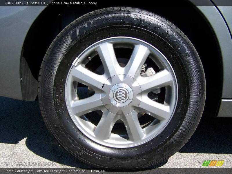 Stone Gray Metallic / Ebony 2009 Buick LaCrosse CXL