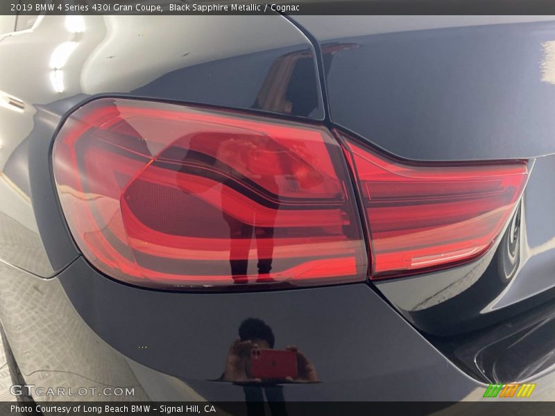 Black Sapphire Metallic / Cognac 2019 BMW 4 Series 430i Gran Coupe
