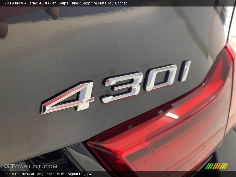 Black Sapphire Metallic / Cognac 2019 BMW 4 Series 430i Gran Coupe