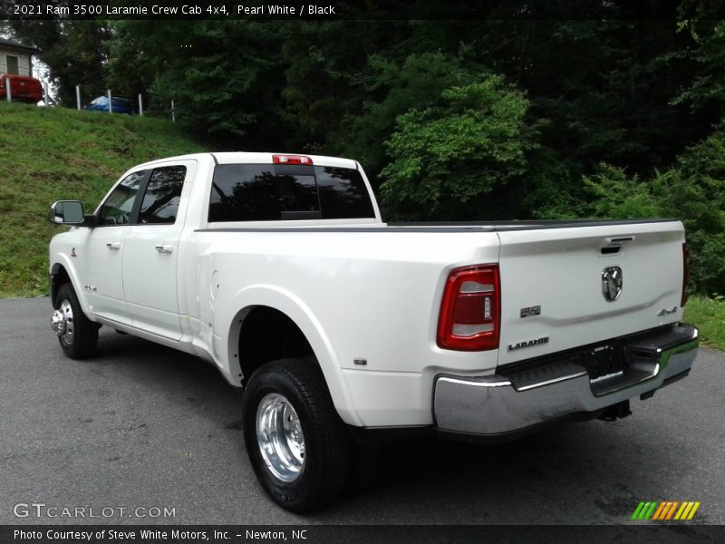 Pearl White / Black 2021 Ram 3500 Laramie Crew Cab 4x4