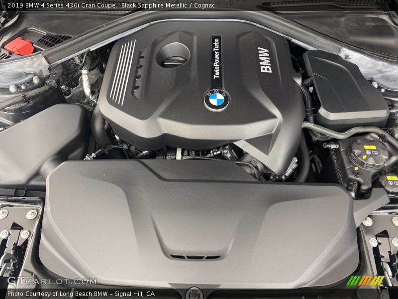 Black Sapphire Metallic / Cognac 2019 BMW 4 Series 430i Gran Coupe