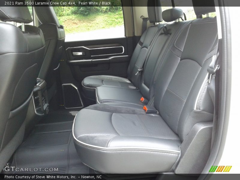 Pearl White / Black 2021 Ram 3500 Laramie Crew Cab 4x4