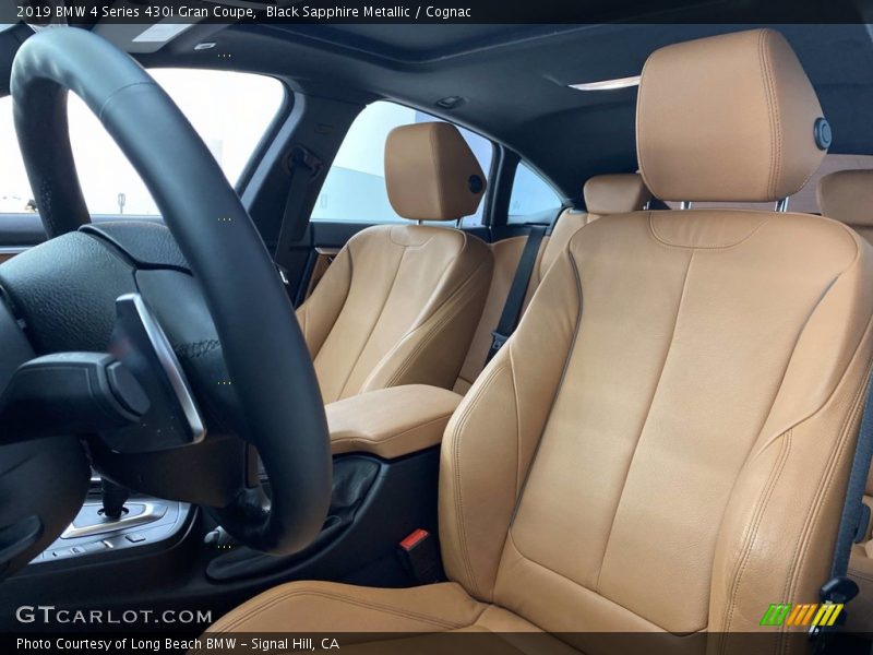 Black Sapphire Metallic / Cognac 2019 BMW 4 Series 430i Gran Coupe