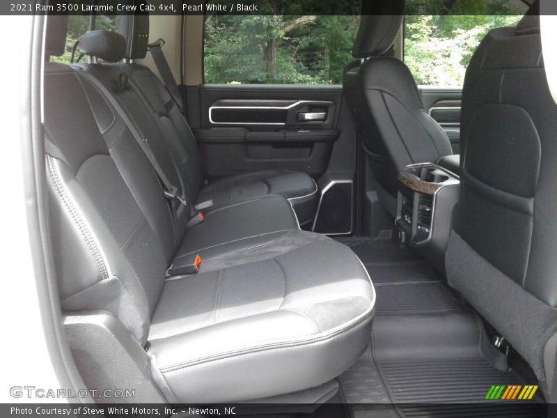 Pearl White / Black 2021 Ram 3500 Laramie Crew Cab 4x4