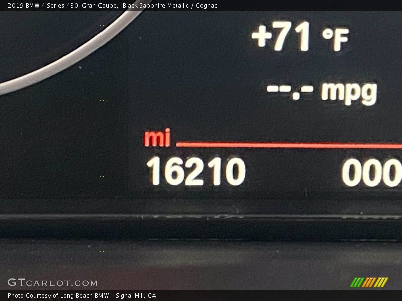 Black Sapphire Metallic / Cognac 2019 BMW 4 Series 430i Gran Coupe